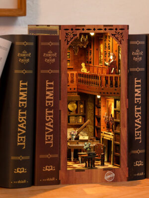 03 Grimm’s Cottage Library DIY Book Nook Kit | Whitby Thorne