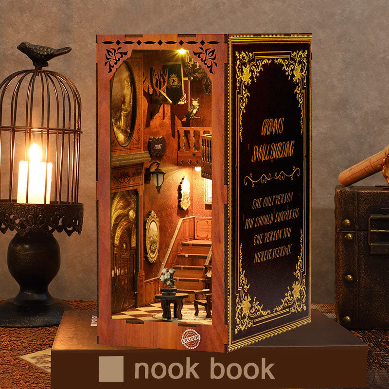 Grimm’s Cottage Library DIY Book Nook Kit | Whitby Thorne - Image 2