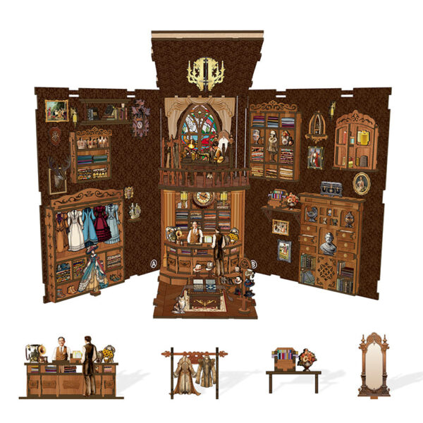 The Royal Atelier DIY Book Nook Kit | Whitby Thorne