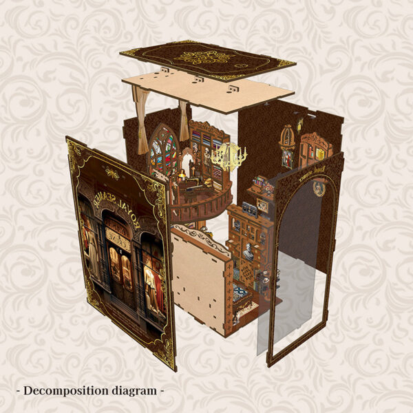 The Royal Atelier DIY Book Nook Kit | Whitby Thorne