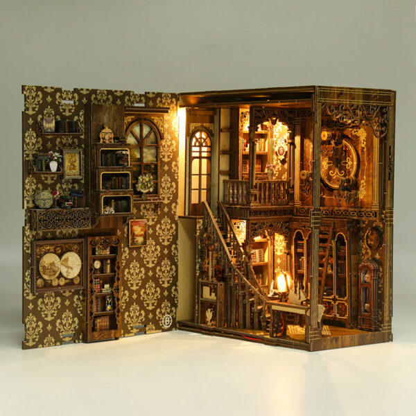 Ancient Book Collection Room DIY Book Nook Kit | Whitby Thorne
