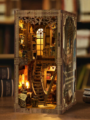 17 Ancient Book Collection Room DIY Book Nook Kit | Whitby Thorne