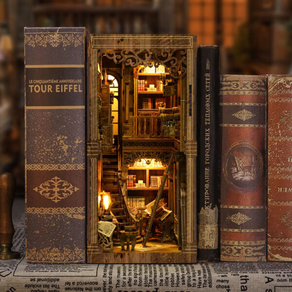 Ancient Book Collection Room DIY Book Nook Kit | Whitby Thorne
