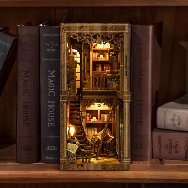 Ancient Book Collection Room DIY Book Nook Kit | Whitby Thorne