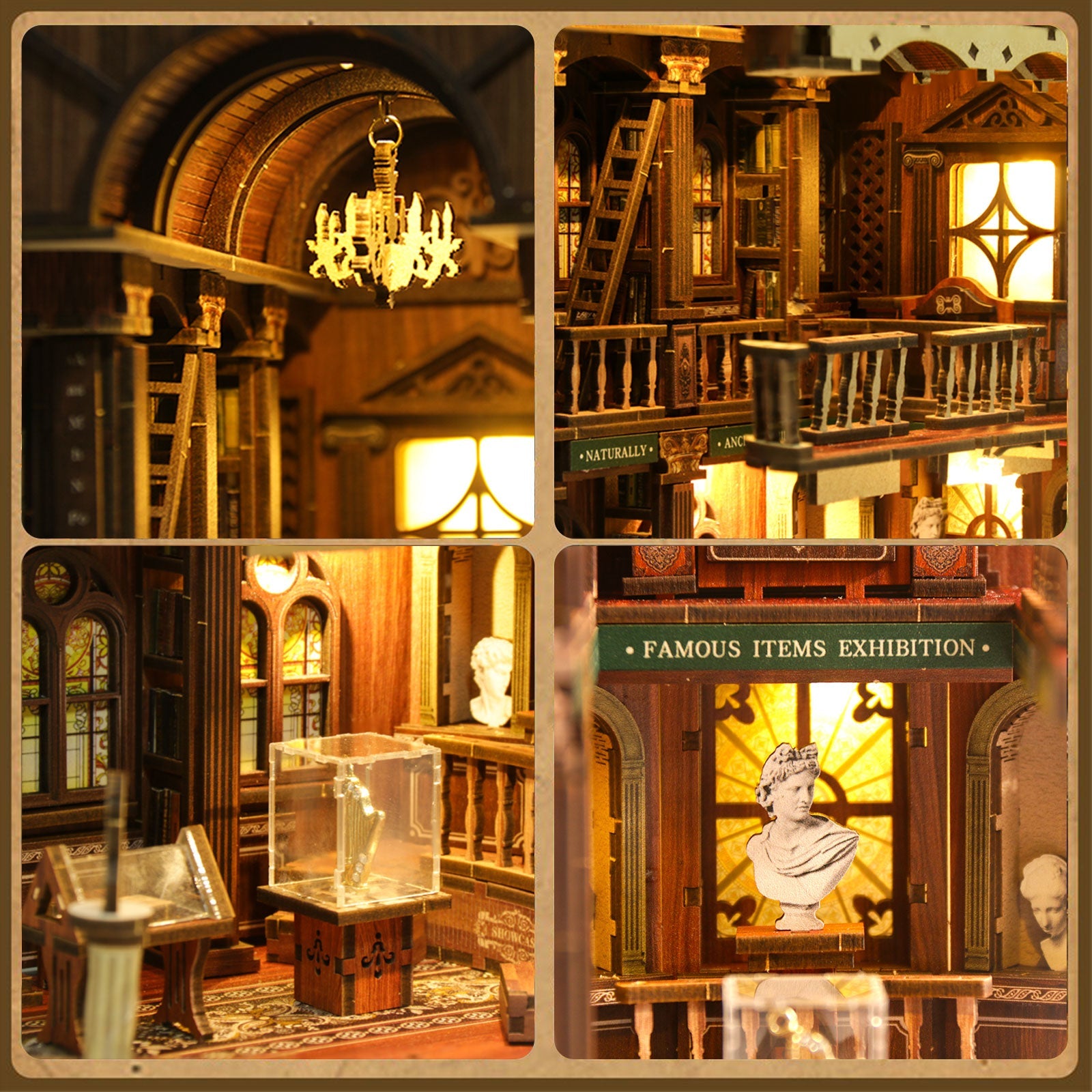 The Philosophical Library DIY Book Nook Kit | Whitby Thorne - Image 3