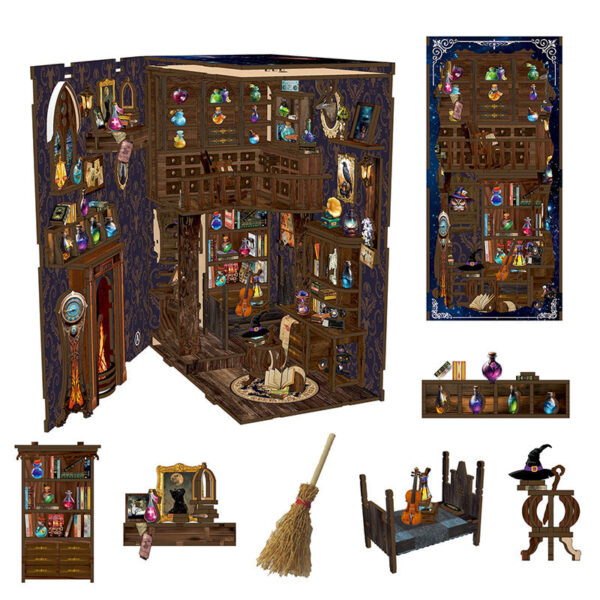 23_1c7f0945-293c-4815-99b4-ff31c99697bd The Enchanter’s Elixirs DIY Book Nook Kit | Whitby Thorne