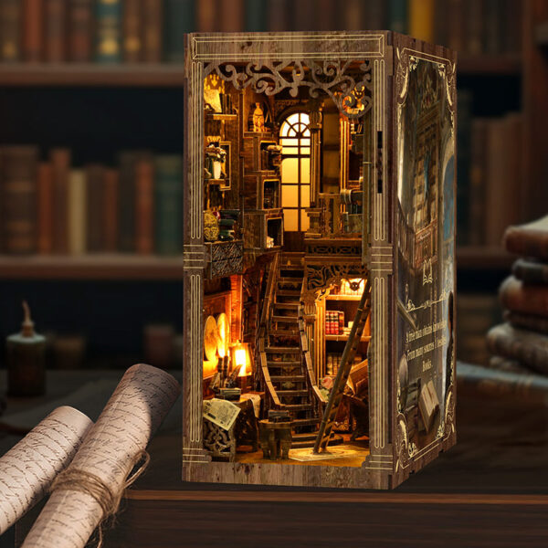 Ancient Book Collection Room DIY Book Nook Kit | Whitby Thorne