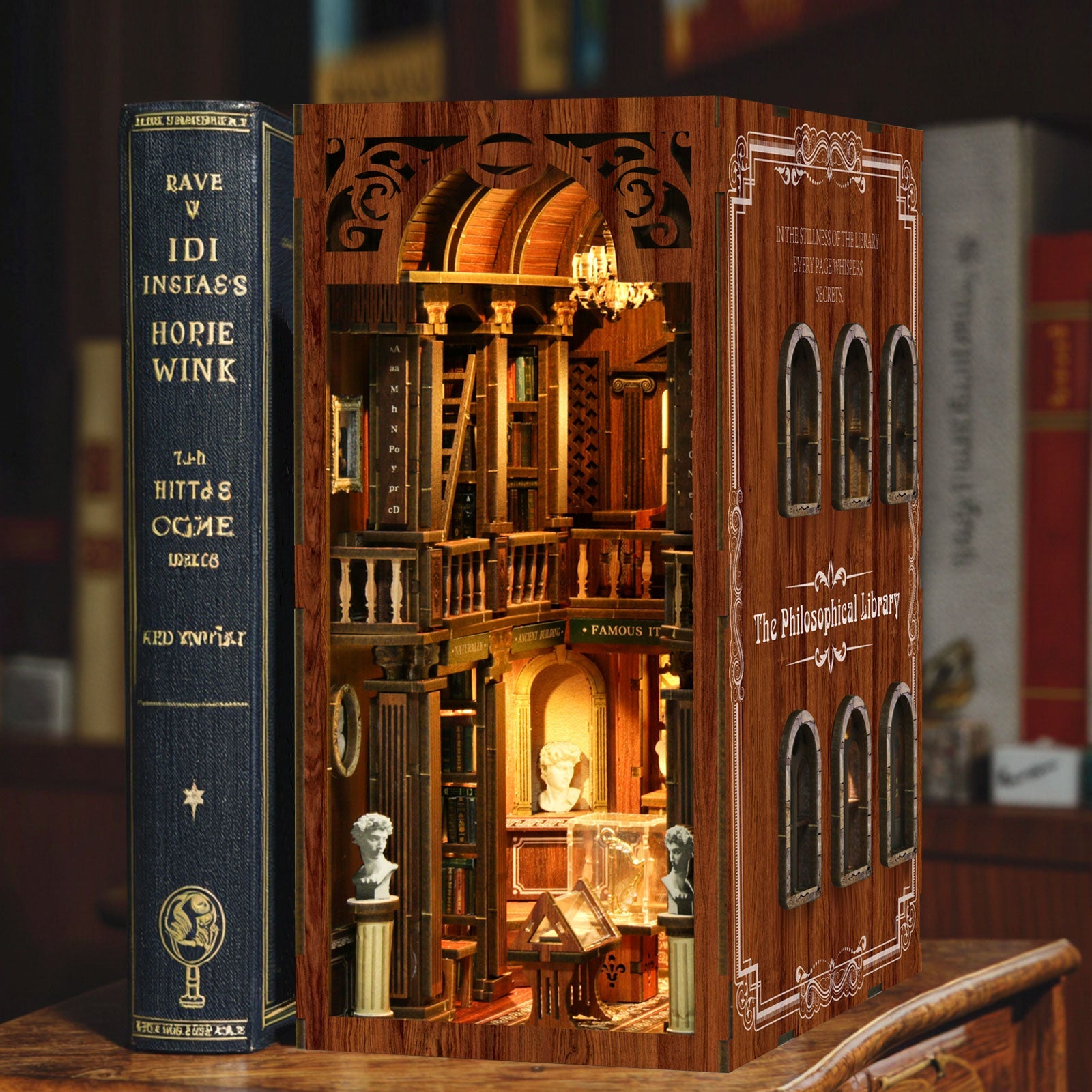 The Philosophical Library DIY Book Nook Kit | Whitby Thorne - Image 2