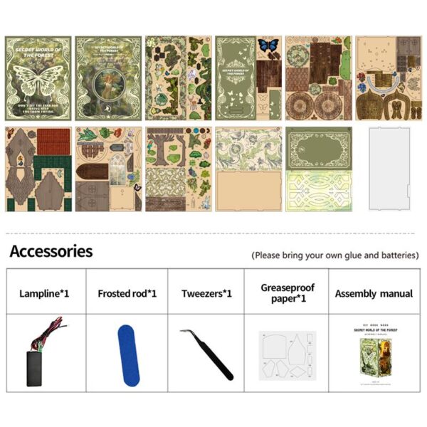 28_o Secret World of the Forest DIY Book Nook Kit| Whitby Thorne