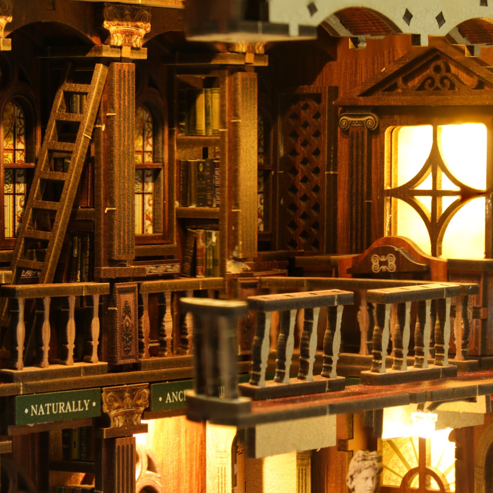 The Philosophical Library DIY Book Nook Kit | Whitby Thorne - Image 4