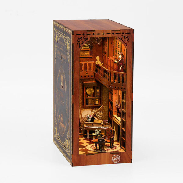 Grimm’s Cottage Library DIY Book Nook Kit | Whitby Thorne