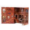 Grimm’s Cottage Library DIY Book Nook Kit | Whitby Thorne