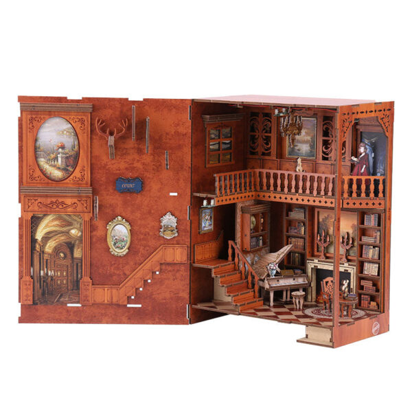 Grimm’s Cottage Library DIY Book Nook Kit | Whitby Thorne