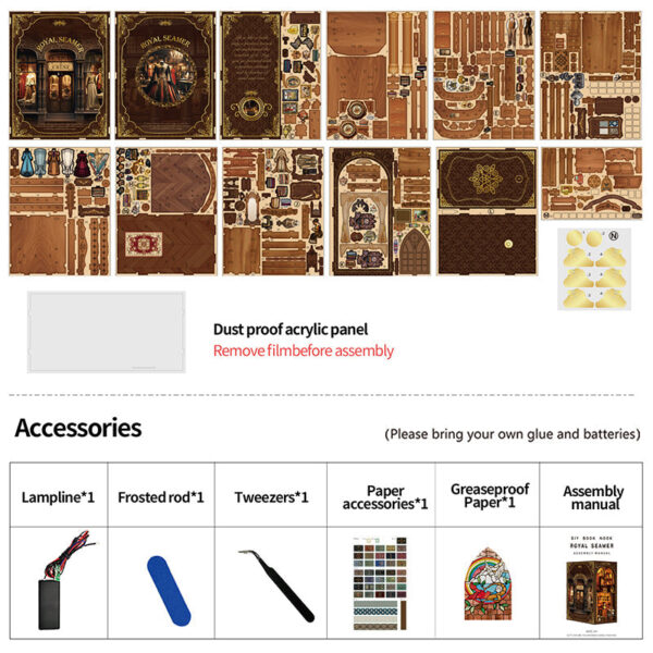The Royal Atelier DIY Book Nook Kit | Whitby Thorne